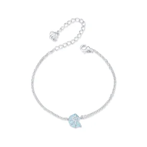 (Bild für) PANDORA Stil Blaue Muschel-Armband - BSB176