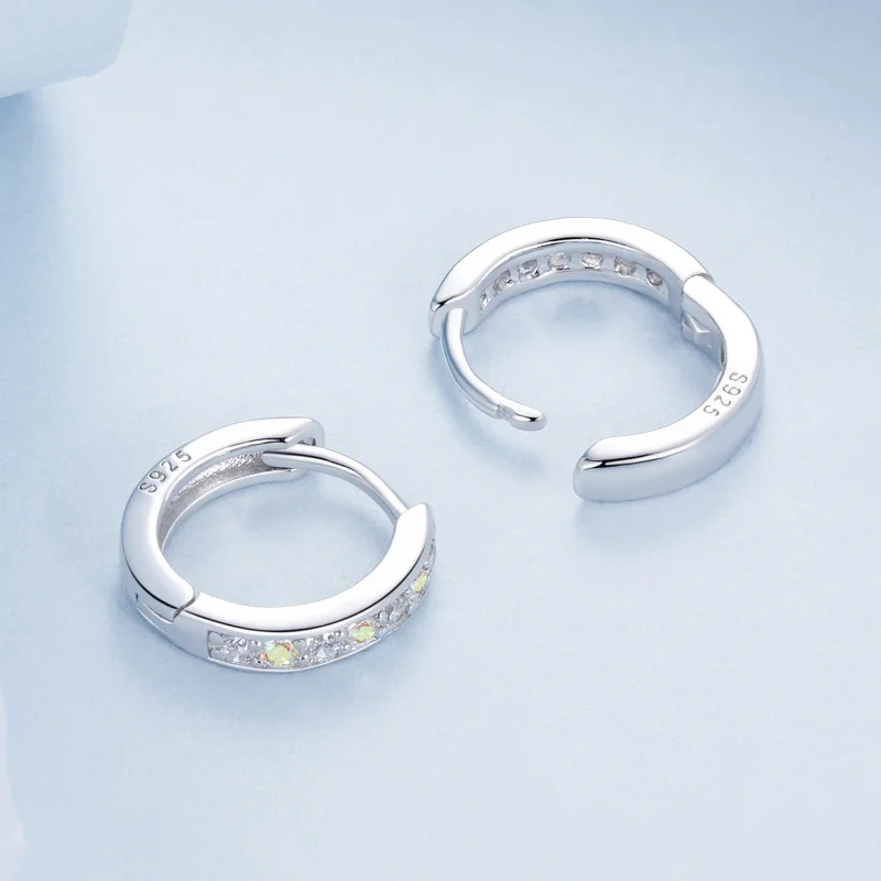(Bild für) PANDORA-Stil Bunte Zirkonium-Ohrringe - BSE1033 - Ansicht 4