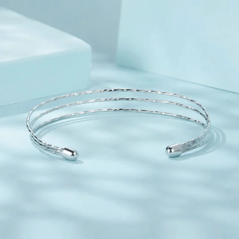 (Bild für) PANDORA-Stil Einfaches mehrreihiges Armband - SCB273 - Ansicht 6