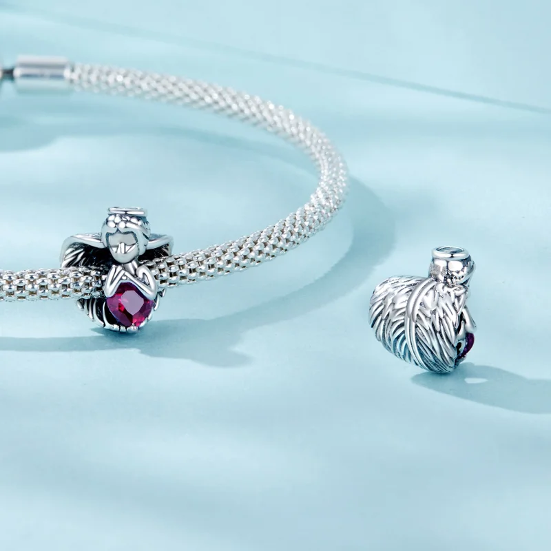 (Bild für) PANDORA Stil Engel der Liebe Charm - SCC2784 - Ansicht 4
