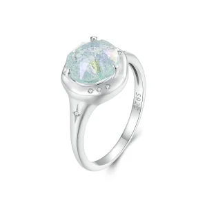 (Bild für) PANDORA Stil Grüner Eiszirkonium Ring - SCR1025