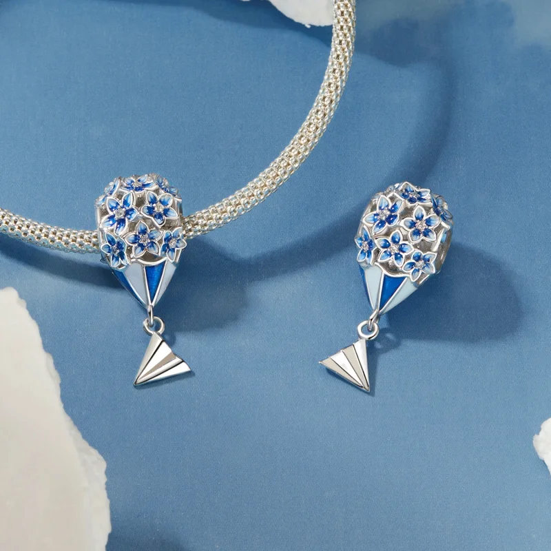 (Bild für) PANDORA-Stil Heißluftballon-Anhänger - BSC1026 - Ansicht 5