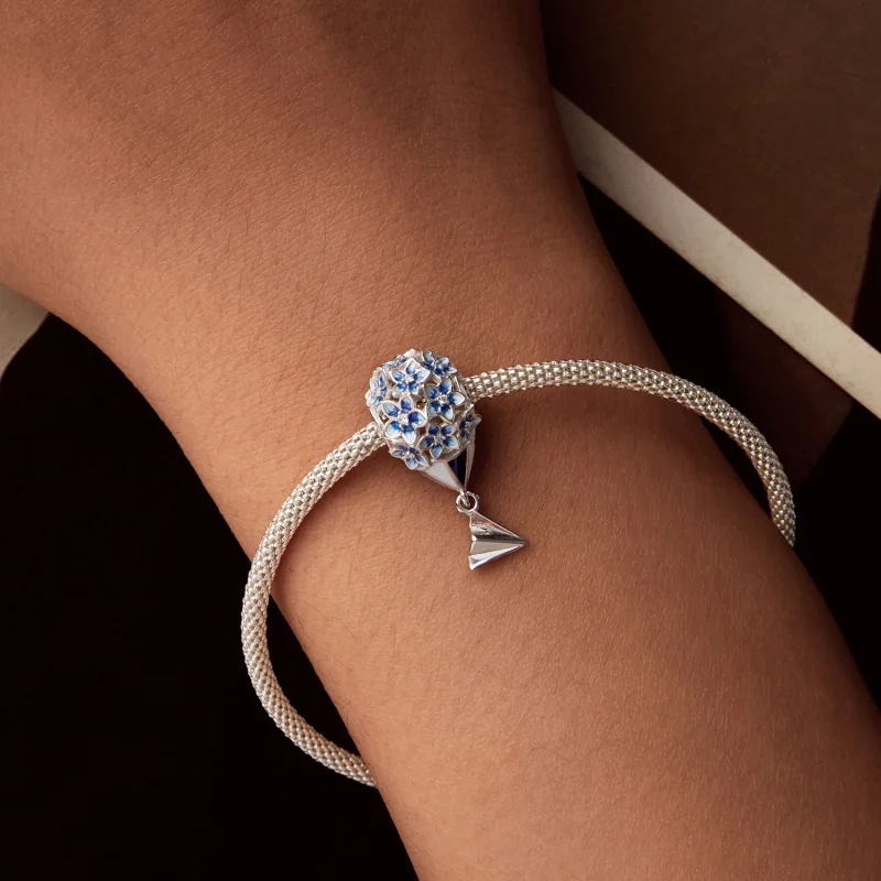 (Bild für) PANDORA-Stil Heißluftballon-Anhänger - BSC1026 - Ansicht 7