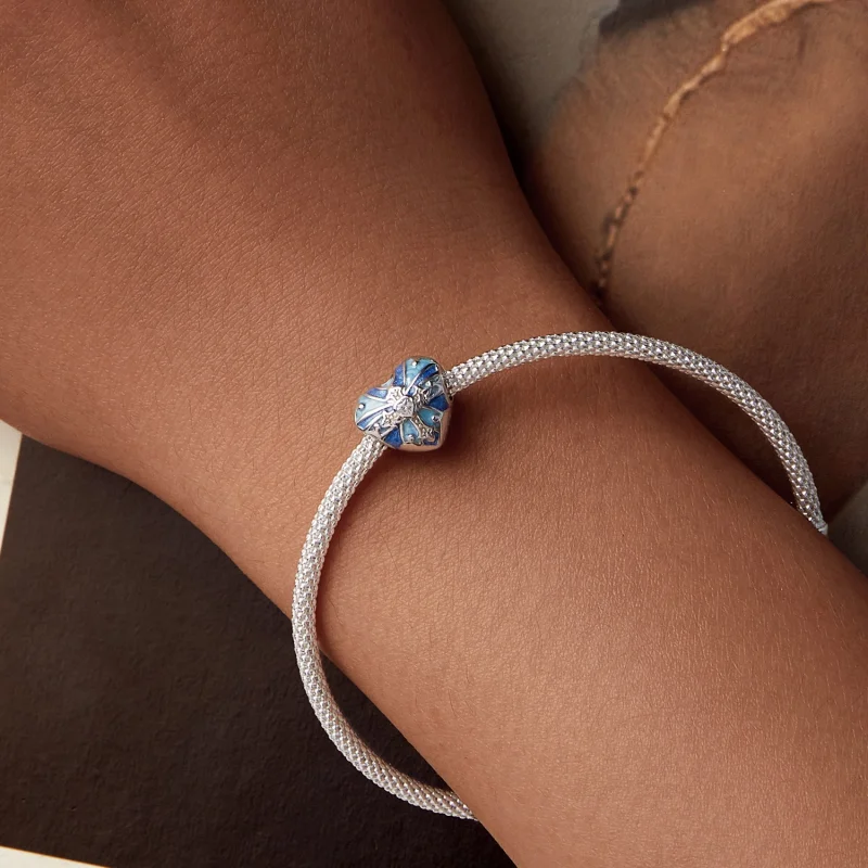 (Bild für) PANDORA-Stil Herzförmiges Kreuz-Anhänger - BSC1024 - Ansicht 7