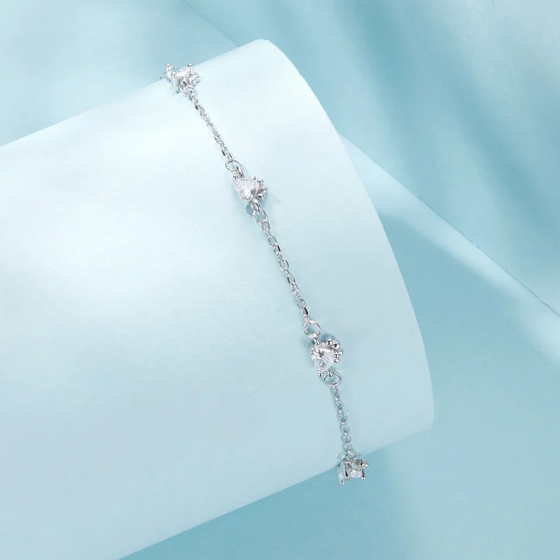 (Bild für) PANDORA Stil Hundepfoten-Armband - SCB271 - Ansicht 2