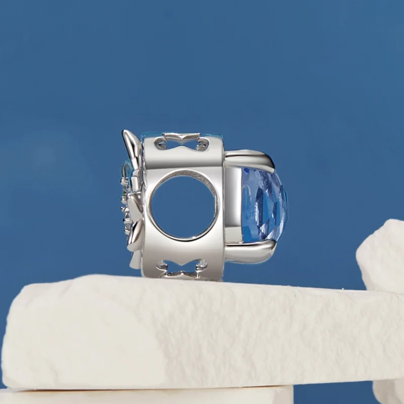 (Bild für) PANDORA Stil Kleine Ritterspornblume Charm - BSC1029 - Ansicht 9