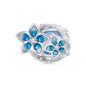 (Bild für) PANDORA Stil Kleine Ritterspornblume Charm - BSC1029