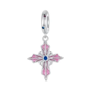 (Bild für) PANDORA-Stil Kreuz-Anhänger - BSC1023