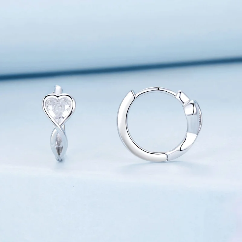(Bild für) PANDORA Stil Love Infinity Ohrringe - BSE1004 - Ansicht 2