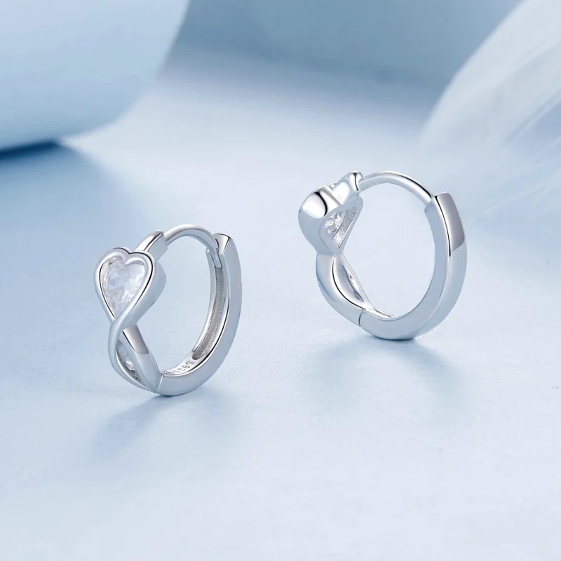 (Bild für) PANDORA Stil Love Infinity Ohrringe - BSE1004 - Ansicht 3