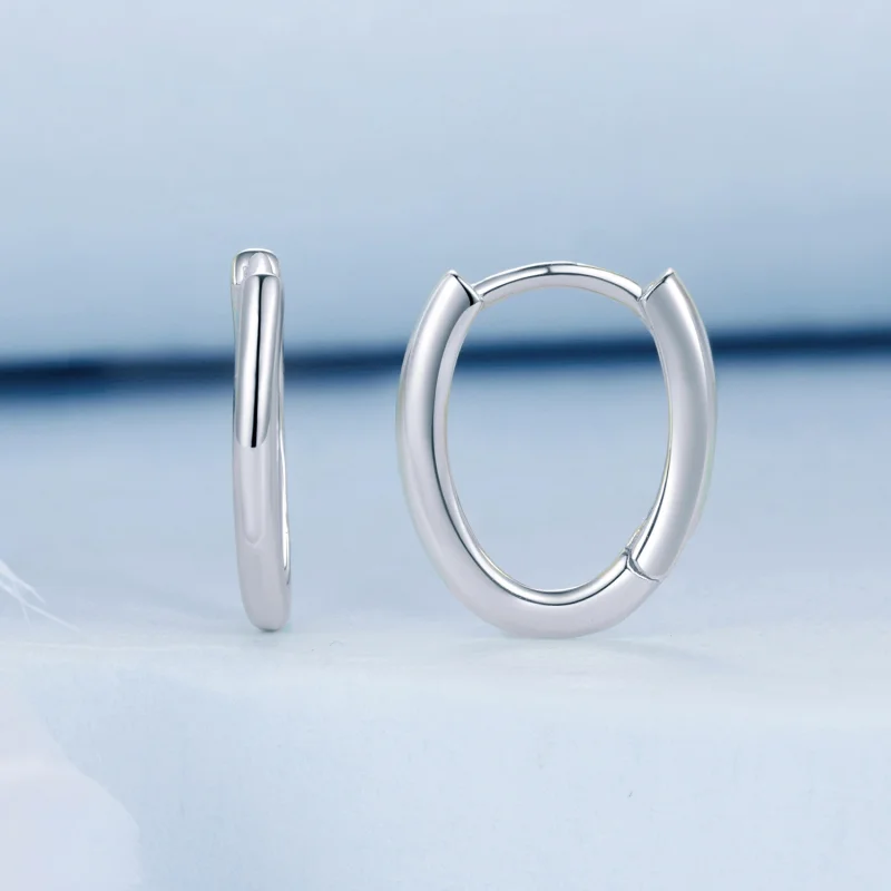 (Bild für) PANDORA-Stil Ovale Ohrringe - BSE1015-A - Ansicht 2
