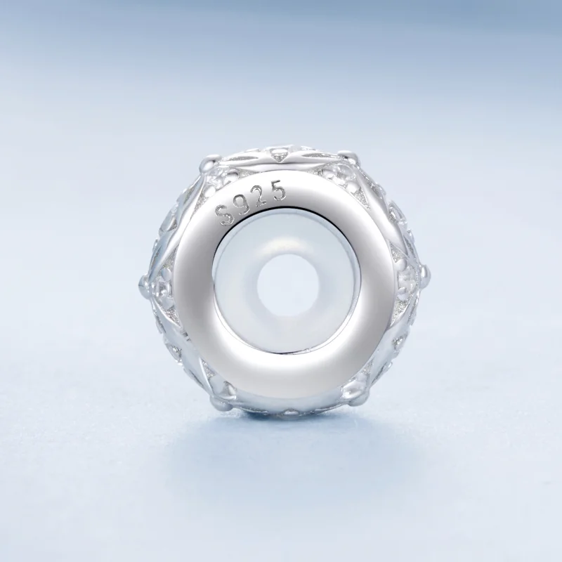 (Bild für) PANDORA-Stil Prägemuster Silikon-Abstandscharm - BSC1011 - Ansicht 3