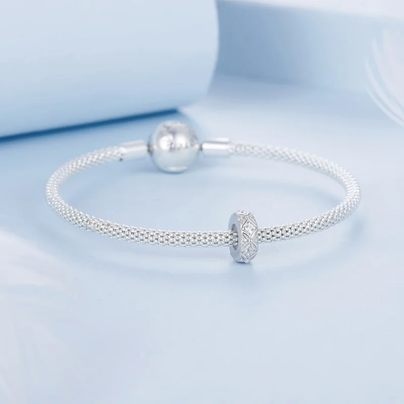 (Bild für) PANDORA-Stil Prägemuster Silikon-Abstandscharm - BSC1011 - Ansicht 5