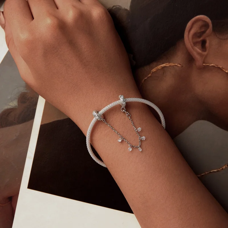 (Bild für) PANDORA-Stil Prägeschutzsilicium-Sicherheitskette - BSC1012 - Ansicht 5