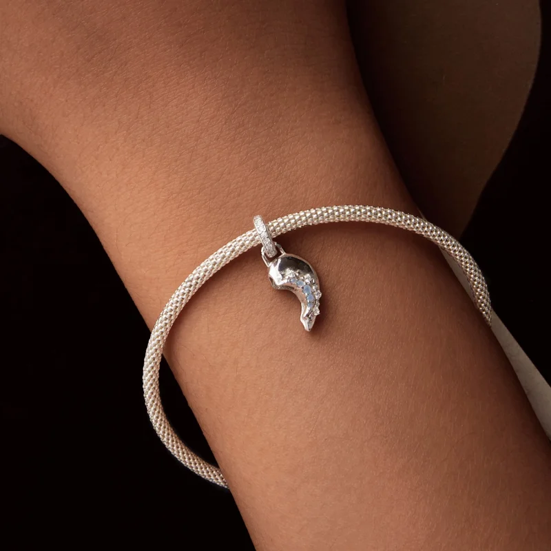 (Bild für) PANDORA-Stil Sonne-und-Mond-Liebesanhänger - BSC1034 - Ansicht 6