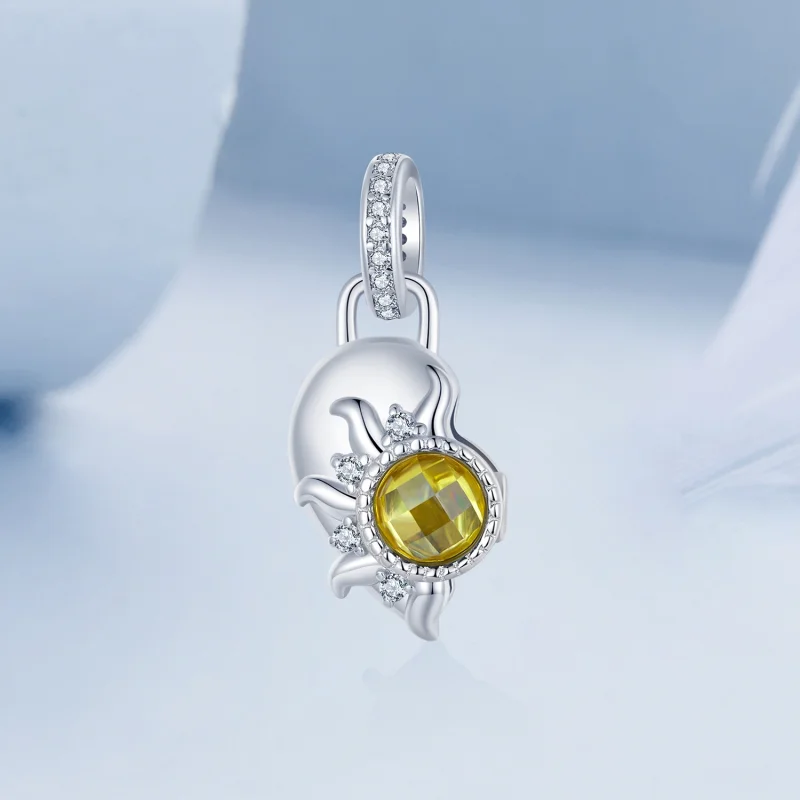 (Bild für) PANDORA-Stil Sonne-und-Mond-Liebesanhänger - BSC1034 - Ansicht 7