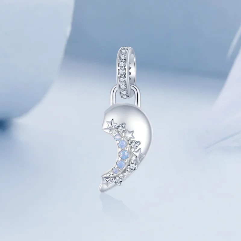 (Bild für) PANDORA-Stil Sonne-und-Mond-Liebesanhänger - BSC1034 - Ansicht 8