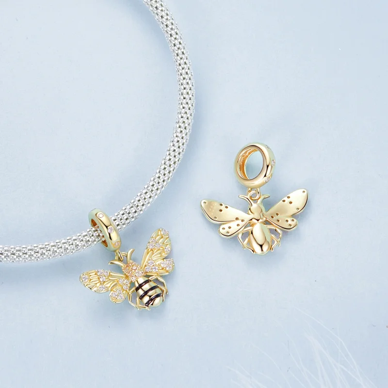 (Bild für) PANDORA Style Bienen-Anhänger - BSC1035 - Ansicht 4