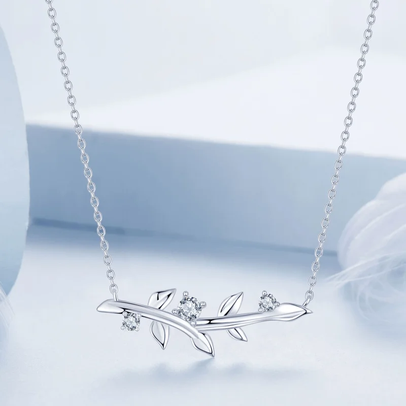 (Bild für) PANDORA Style Blatt Halskette - BSN391 - Ansicht 3
