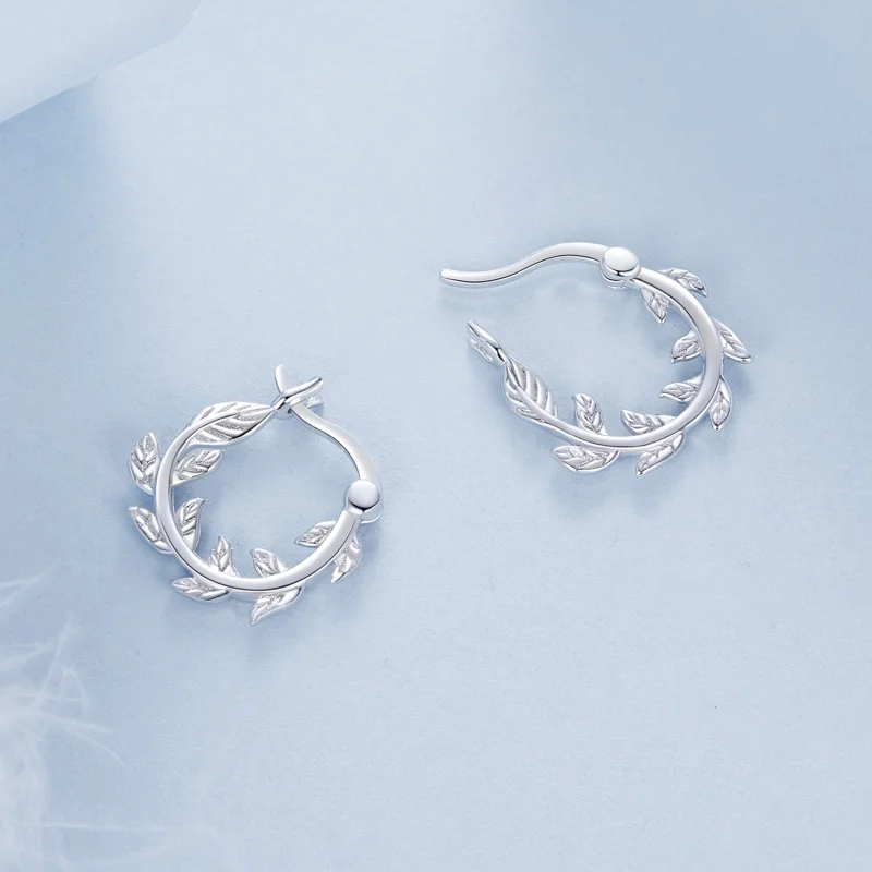 (Bild für) PANDORA Style Blatt Ohrringe - BSE1022 - Ansicht 4