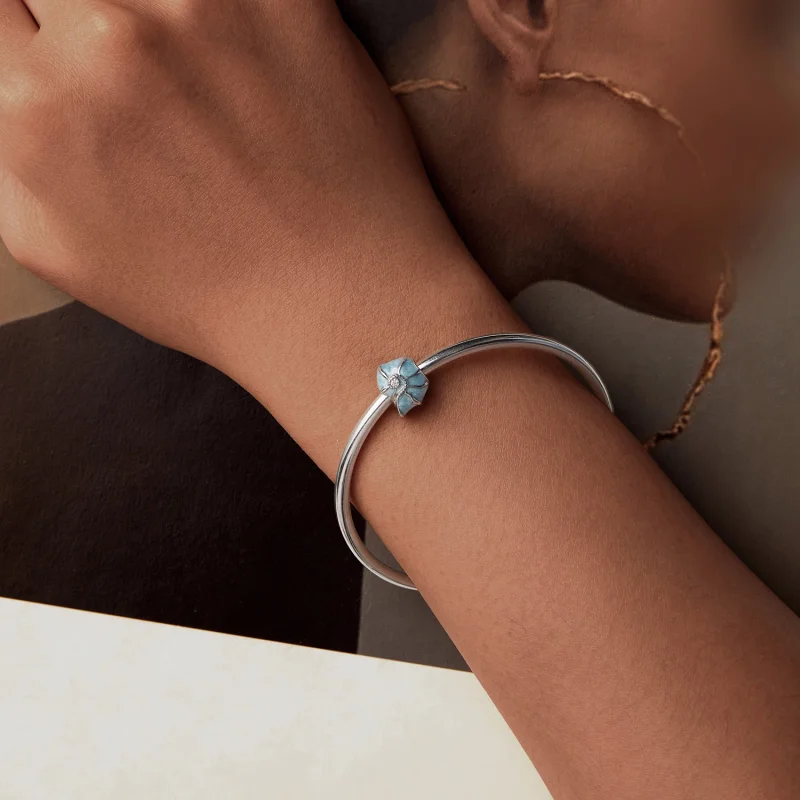 (Bild für) PANDORA Style Blaue Muschel-Anhänger - BSC1018 - Ansicht 6