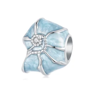 (Bild für) PANDORA Style Blaue Muschel-Anhänger - BSC1018