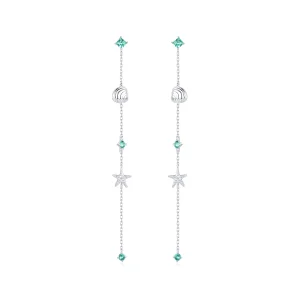 (Bild für) PANDORA Style Blaue Ozean Ohrringe - BSE1013