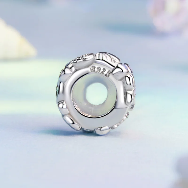 (Bild für) PANDORA Style Blauer Ozean Silikon Abstandscharm - BSC1019 - Ansicht 3
