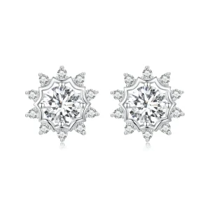(Bild für) PANDORA Style Brilliant Beauty 0,5 ct Moissanit Ohrringe (Zwei Zertifikate) - MSE048