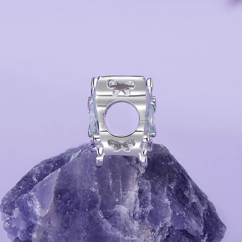 (Bild für) PANDORA Style Butterfly Iris Charm - BSC1030 - Ansicht 3