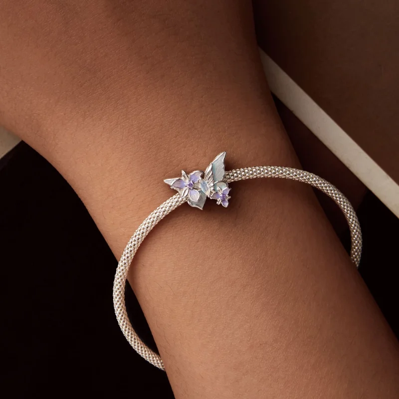 (Bild für) PANDORA Style Butterfly Iris Charm - BSC1030 - Ansicht 7
