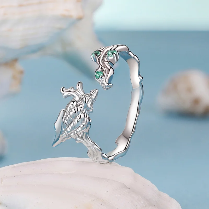 (Bild für) PANDORA Style Conch Muschel Offener Ring - BSR554-E - Ansicht 2