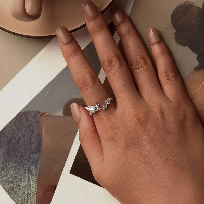 (Bild für) PANDORA Style Conch Muschel Offener Ring - BSR554-E - Ansicht 4