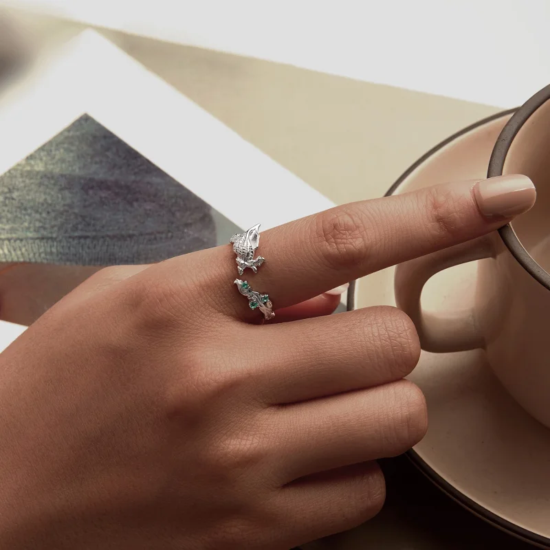 (Bild für) PANDORA Style Conch Muschel Offener Ring - BSR554-E - Ansicht 5