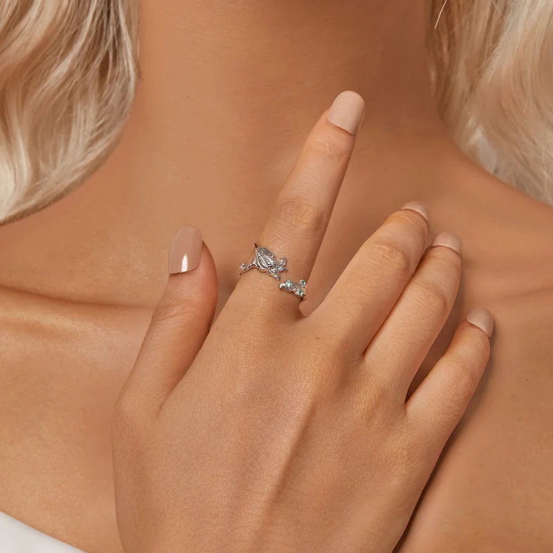 (Bild für) PANDORA Style Conch Muschel Offener Ring - BSR554-E - Ansicht 6