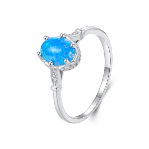 (Bild für) PANDORA Style Crown Blauer Opal Ring - BSR564