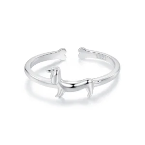 (Bild für) PANDORA Style Dackel Offener Ring - SCR1029-E