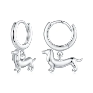 (Bild für) PANDORA Style Dackel Ohrclips - SCE1757