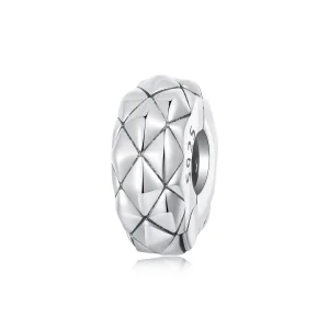 (Bild für) PANDORA Style Diamantmuster Silikon-Verstellbügel - SCC2817