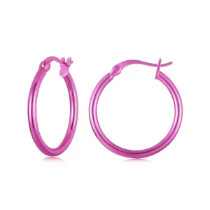 (Bild für) PANDORA Style Electric rosarote Ohrringe - SCE1608-LBR