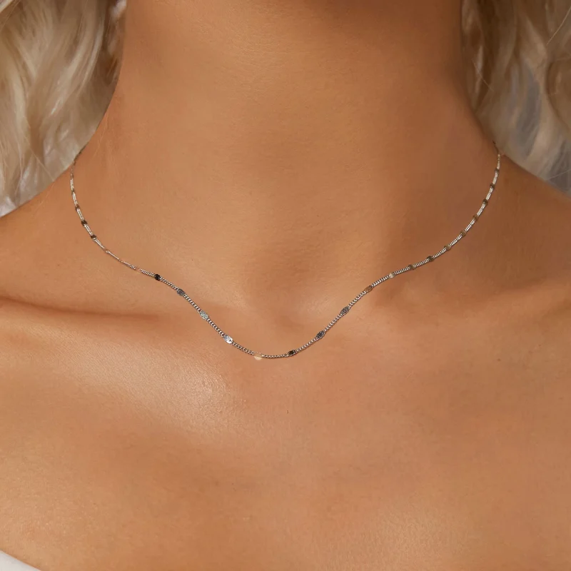 (Bild für) PANDORA Style Exquisite sparkling basic necklace - SCA030 - Ansicht 4