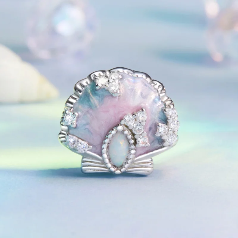 (Bild für) PANDORA Style Fantasy Farbige Muschel Charm - BSC1017 - Ansicht 2