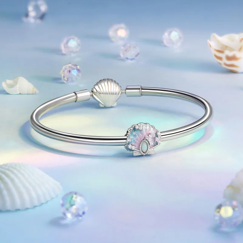 (Bild für) PANDORA Style Fantasy Farbige Muschel Charm - BSC1017 - Ansicht 5