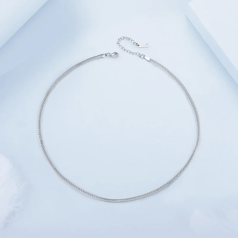 (Bild für) PANDORA Style Geflochtene Halskette - BSA009 - Ansicht 3
