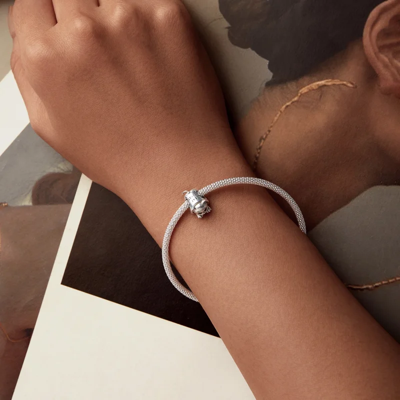 (Bild für) PANDORA Style Gemütliches Katzenhaus-Anhänger - SCC2797 - Ansicht 6