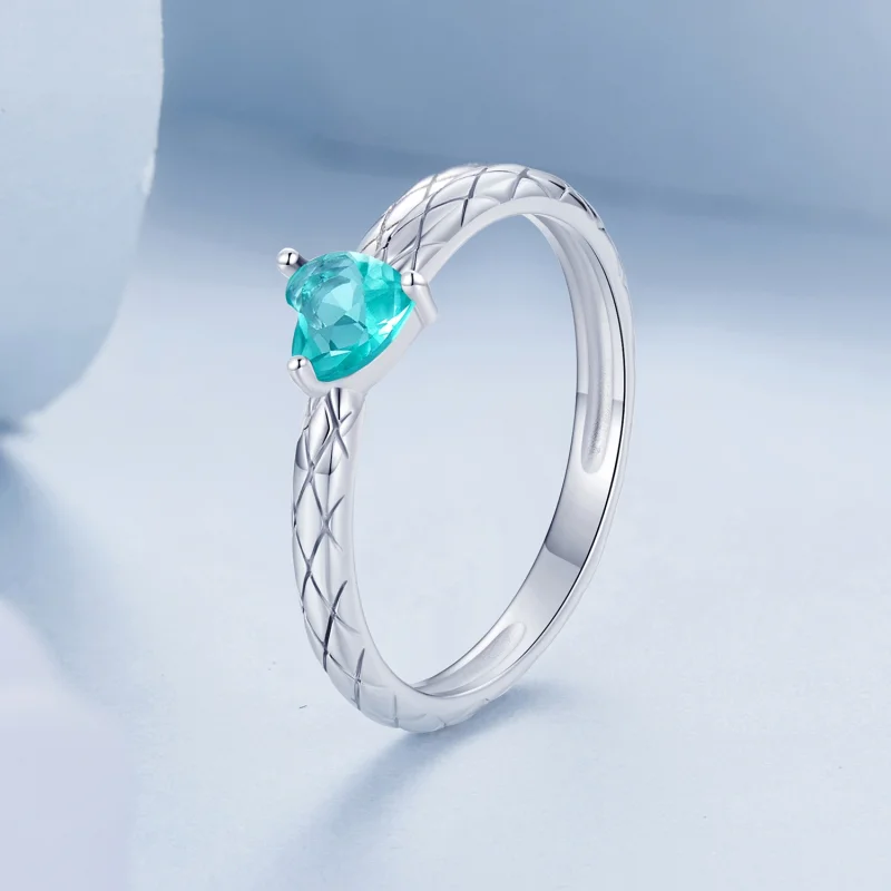 (Bild für) PANDORA Style Herz-Diamantmuster Ring - BSR563 - Ansicht 2