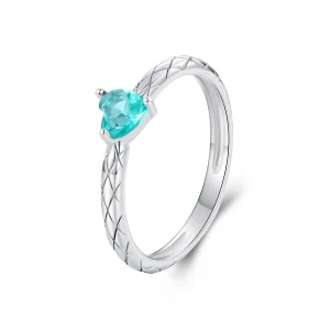 (Bild für) PANDORA Style Herz-Diamantmuster Ring - BSR563