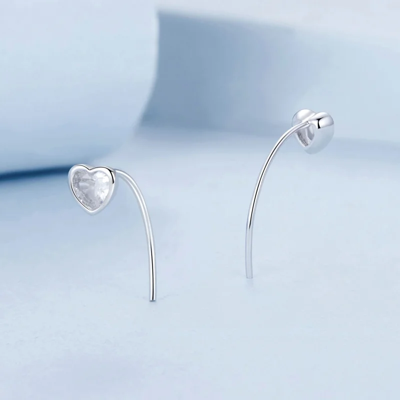 (Bild für) PANDORA Style Herz Ohrringe - BSE1003 - Ansicht 3