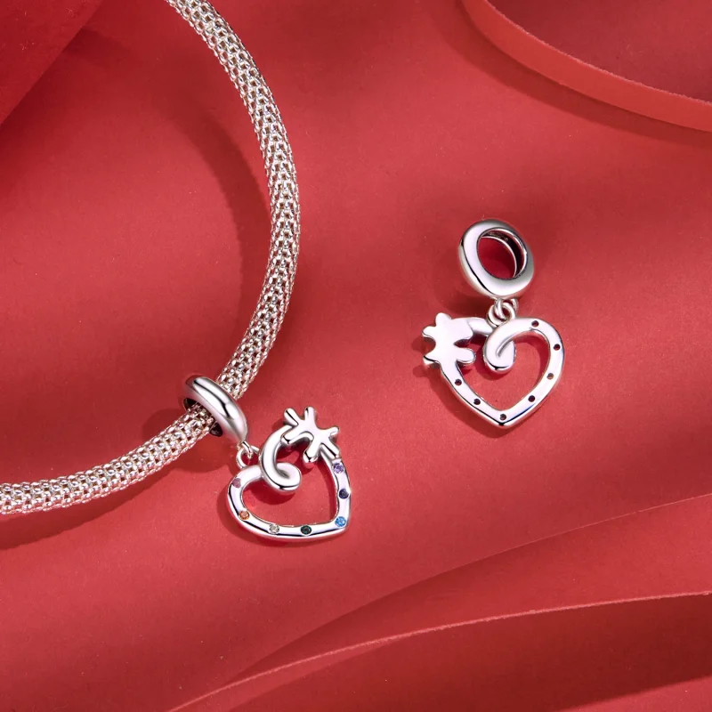 (Bild für) PANDORA Style Herz-Puzzle-Anhänger - SCC2774 - Ansicht 5