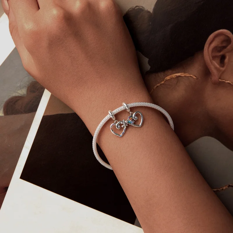 (Bild für) PANDORA Style Herz-Puzzle-Anhänger - SCC2774 - Ansicht 6